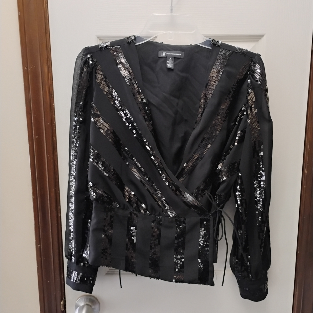 INC International Concepts Black Top